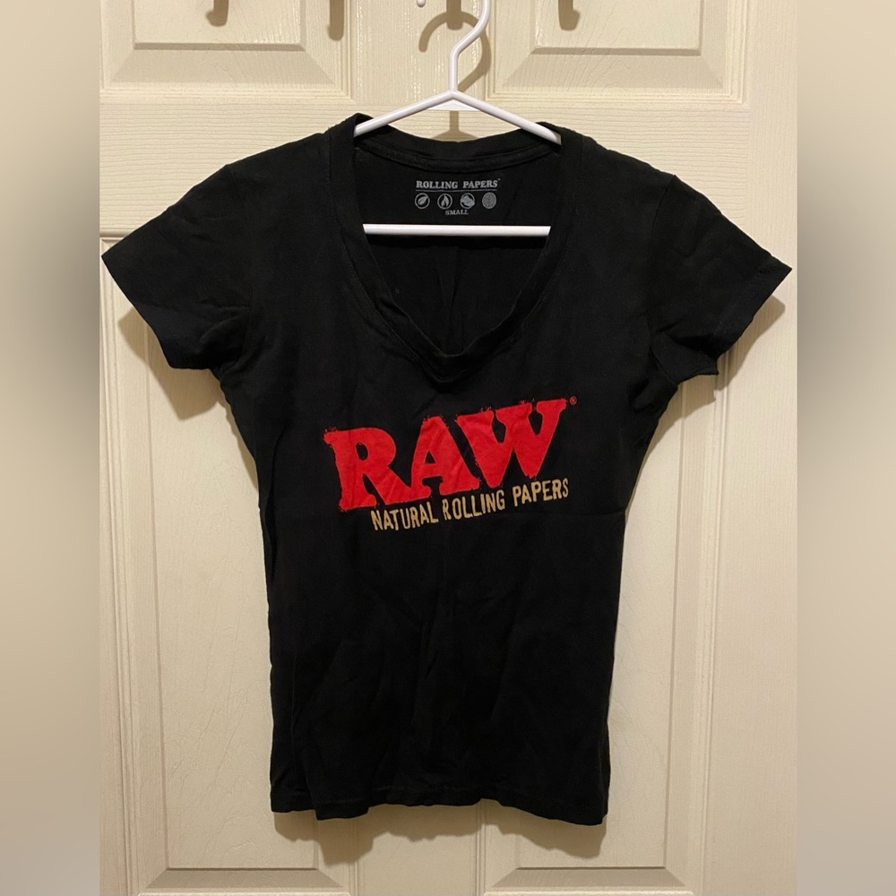 Raw Rolling Paper Tee Shirt EUC Small